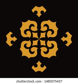 Arabesque Tile Motif. Simple illustration. Vector image.