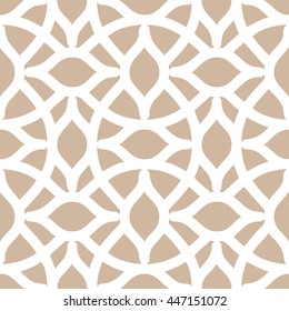 Arabesque trellis pattern seamless background tile