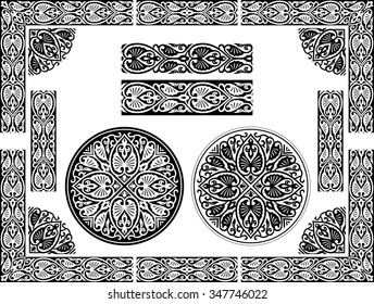 Arabesque Vintage Set - Classical ornament in different variations