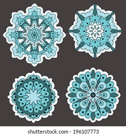 Arabesques. Decorative element for design. Vector illustration.