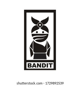 arabian bandit design vector - character
