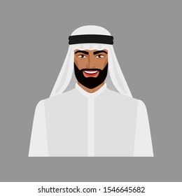 Arabian businessman in traditional clothes