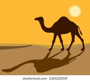 Arabian camels have only one hump. The hump stores up to 36 kilograms of fat, which a camel breaks down into water and energy, allowing them to travel up to 160 desert kilometers without water.