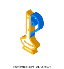 arabian carafe isometric icon vector. arabian carafe sign. isolated symbol illustration