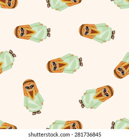 Arabian , cartoon seamless pattern background