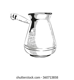Arabian coffee vector stock image