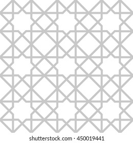 arabian geometric star seamless pattern background, symmetrical