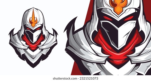 Arabian Knight Logo: Powerful Illustration Vector for Elite Sport and E-Sport Teams