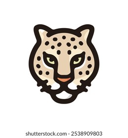 Icono del contorno del leopardo árabe para el Diseño gráfico, los App y los Sitios web