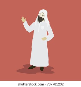arabian man vector drawn