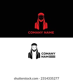 Arabian Men Avatar mascot logo and  new 