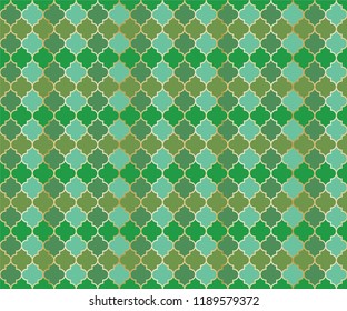 Arabian Mosque Window Vector Seamless Pattern Stock Vector (Royalty ...