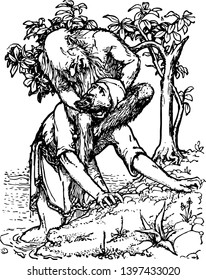 The Arabian Nights is a collection of pre to Islamic folk tales and riddles and to express heightened emotion its poems are single couplets or quatrains vintage line drawing or engraving illustration.