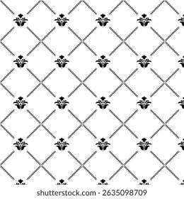 Modelo inconsútil blanco y negro del estilo árabe del modelo, modelo geométrico de la forma.