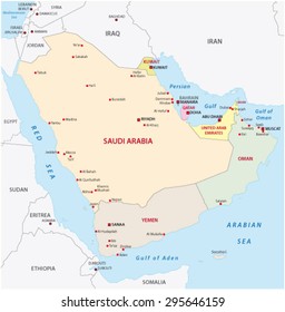 Arabian Peninsula Map