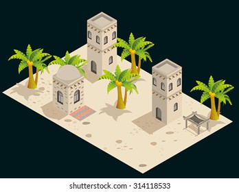 Arabian style artistic building.