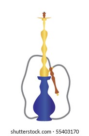Arabian waterpipe (also called hookah or shisha)