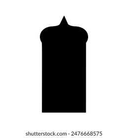 Vector de iconos de ventana árabe. Signo de ilustración de ventana. Símbolo o logotipo de estilo árabe.
