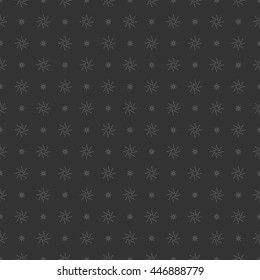 Arabic abstract geometric pattern. Letter simbol on a gray background.