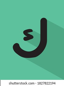 Arabic Alphabet colored flat Vector letters concept. arabic alphabet vector for learning collections