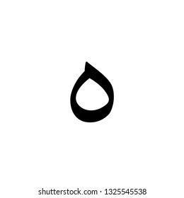 Arabic alphabet vector icon logo template.