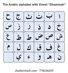 Arabic Alphabet Vowel Stock Vector (Royalty Free) 778236259 | Shutterstock