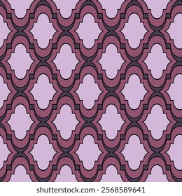 Arabic arabesque seamless pattern with colorful elements.Geometric background. Design greeting card for Ramadan Kareem, Islamic ornamental colorful detail of mosaic.