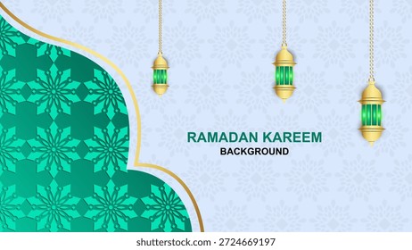Arquitectura árabe de una mezquita islámica, sirve como tarjeta de felicitación para Ramadán y Eid al-Fitr. Traducción de caligrafía: Ramadan Kareem.
