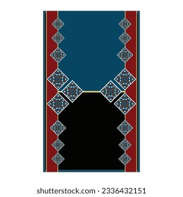 Arabic book cover, design vector, magazine cover, page Islamic book cover, brochure or Quran cover design