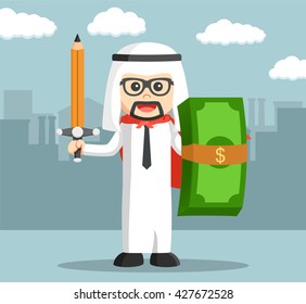Arabic business man ready for work