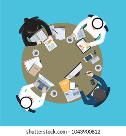 Arabic business table 