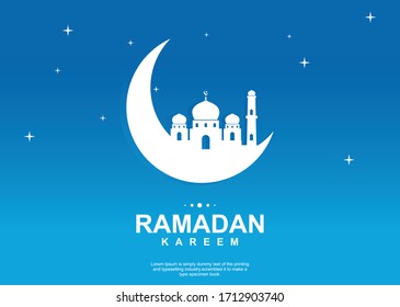 Arabic Calligraphic text of Ramadan kareem for the muslim celebration. ramadan creative design islamic celebration for print, card, poster, banner etc.