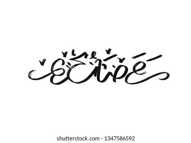 Arabic calligraphic text translation of Ramadan Kareem. manuscript handwriting black Lettering calligraphy.