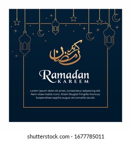 Arabic Calligraphy Design For Ramadan Kareem, Islamic Background