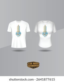 Arabic Calligraphy mean you are the only God - design art T Shirt