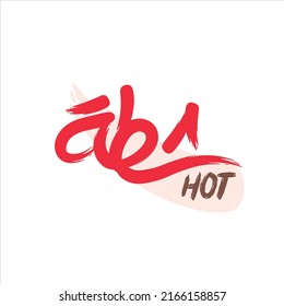 Arabic Calligraphy, means in English ( hot spice ) ,Vector illustration
