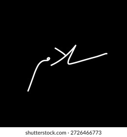 Caligrafía árabe Vector de la palabra Salam que significa paz, estilo de arte de línea mínima adecuado para proyectos de marca, ropa, carteles, tatuajes y diseño digital