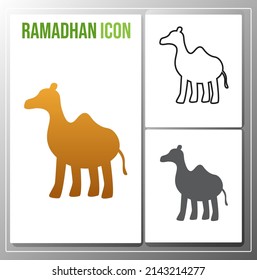 Arabic Camel Vector and Illustration