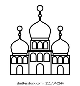 arabic castle building facade