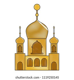 arabic castle building facade