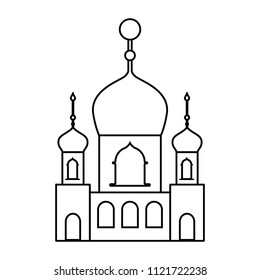 arabic castle building facade
