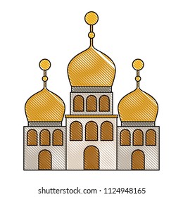 arabic castle building facade
