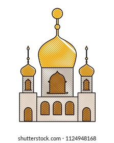 arabic castle building facade