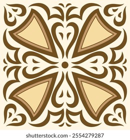 Ladrilho cerâmico árabe. Talavera decorativo oriental tradicional.