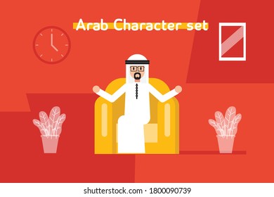 Arabic character set in sofa 