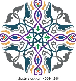 Arabic Classical Ornament, editable vector illustration