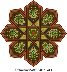 Arabic Classical Ornament, editable vector illustration