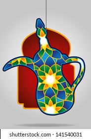 Arabic Coffee Pot for Ramadan Decor