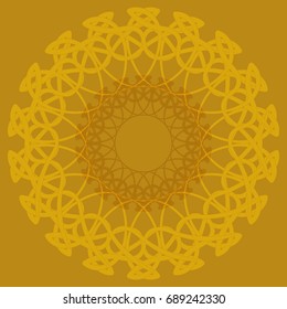 Arabic color mandala