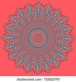 Arabic color mandala